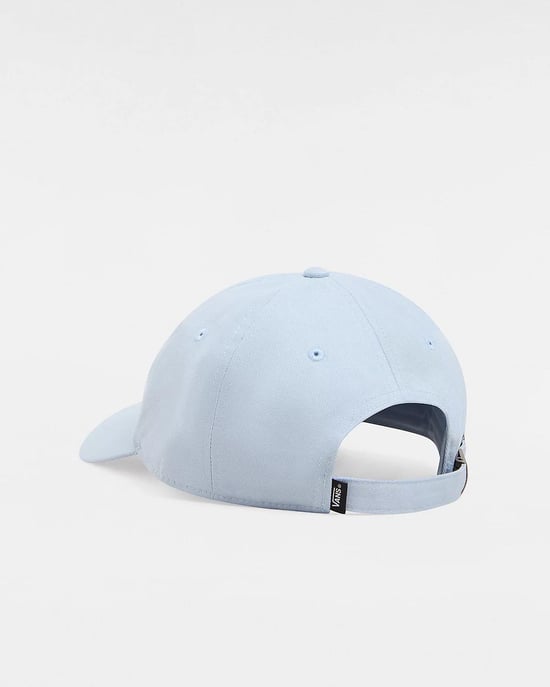 VANS Court Side Curved Bill Jockey Hat in Stoffig Blauw - Image 3