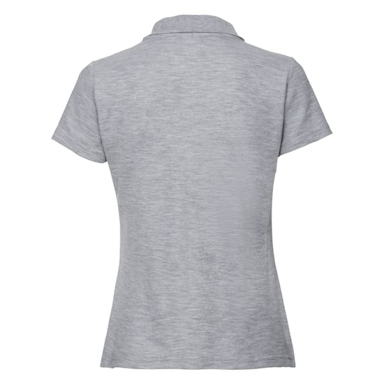 Russell Dames/Dames Klassiek Polycotton Poloshirt (Lichte Oxford Heide) - Image 2