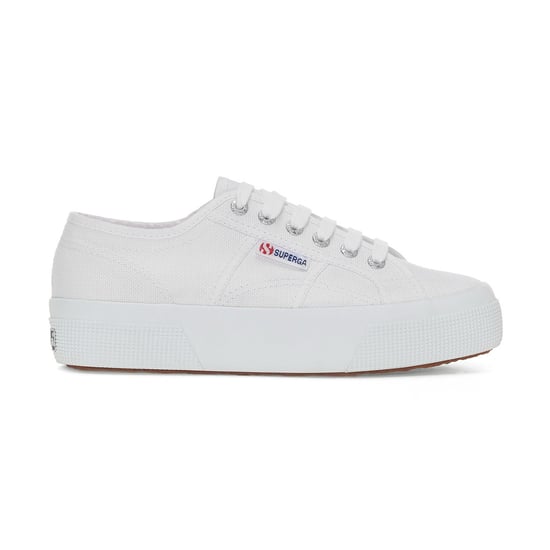 Superga Unisex 2740 Lace Up Platforms voor volwassenen (Wit) - Image 3