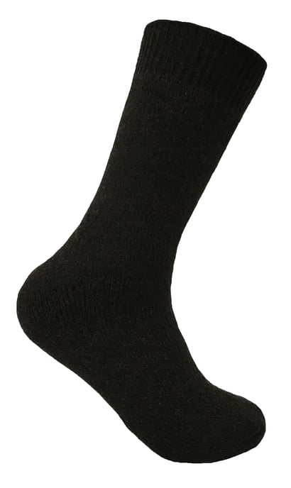 3 paar dikke wandelsokken van thermo wolmix voor heren - Zwart - Image 2