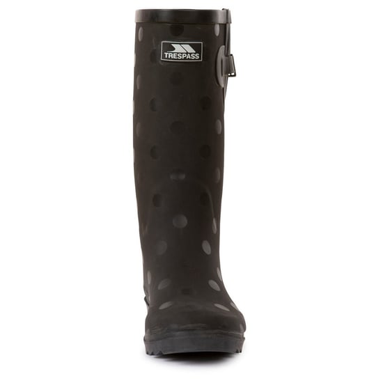 Trespass Womens/Ladies Elena Polka Dot Wellington Boots (Black)