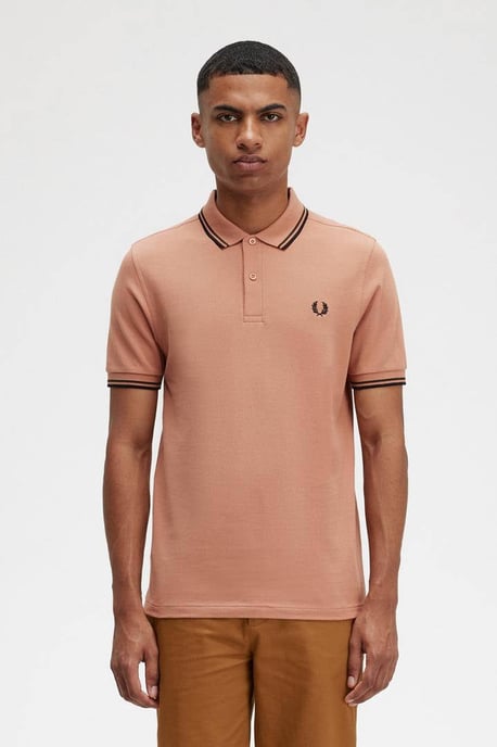 Fred Perry regular fit polo light rust - Image 4