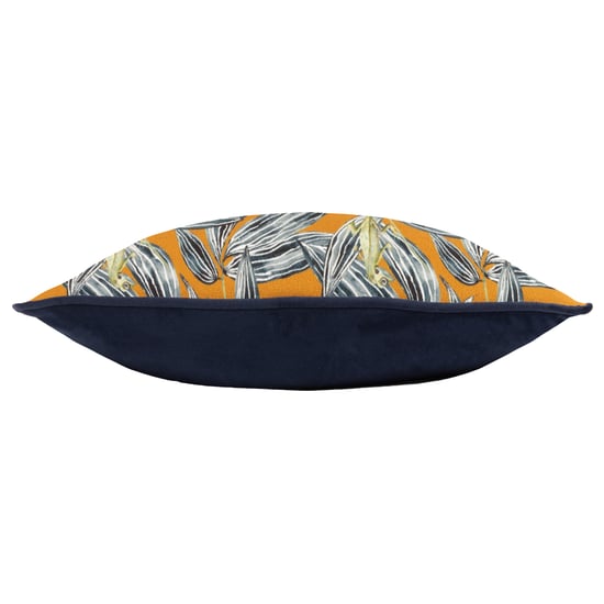 Wylder Tropics Ebon Wilds Nkiru Piped Polyester Filled Cushion