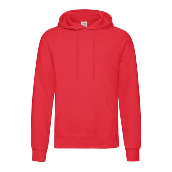 Fruit of the Loom Lichtgewicht uniseks Adult Polycotton Hoodie (Rood) - Image 1