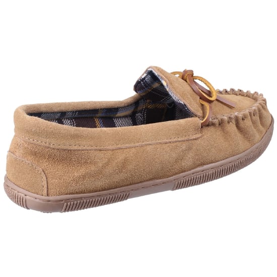 Cotswold Suede Alberta Slipper / Mens Slippers (Beige)