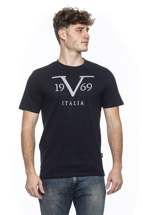 19V69 Italia Mens T-Shirt Rayan Navy Blue