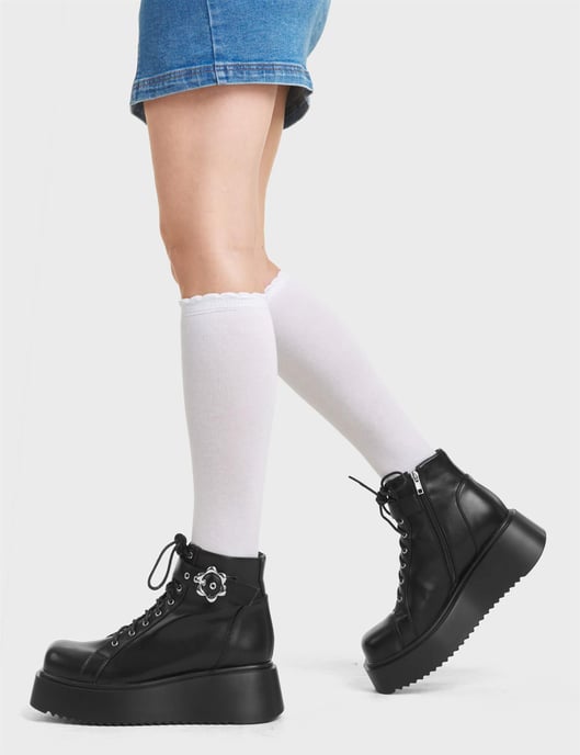 Lamoda Womens Wishlist Chunky Ankle Boots, Black