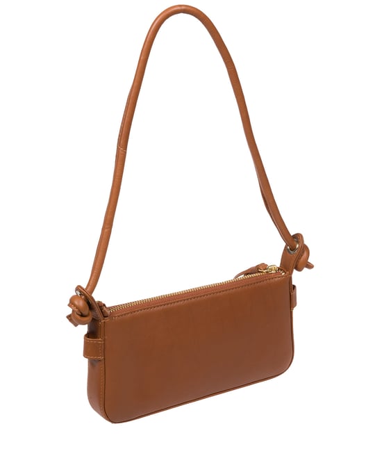 'Taylor' Oak Nappa Leather Grab Bag