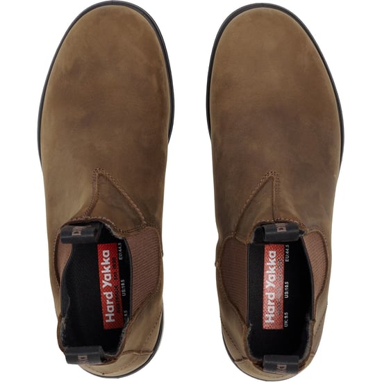 Harde Yakka Brunswick Leder Heren Zadelbruin Nubuck Laarzen - Image 4