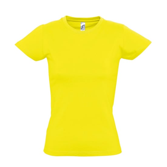 SOLS Dames/dames Imperial Heavy Short Sleeve T-Shirt (Citroen) - Image 1