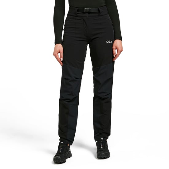 OEX Women's Strata Water Repellent Softshell Walking & Hiking Trousers with Zipped Pockets