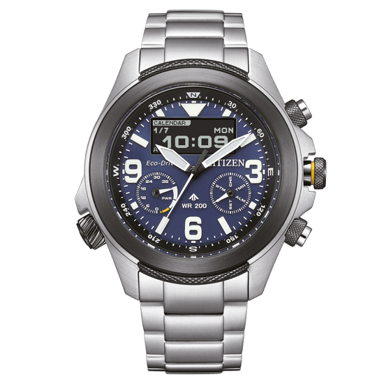 Citizen Promaster Land U822 Heren Horloge Zilverkleurig JV1006-51L - Image 1