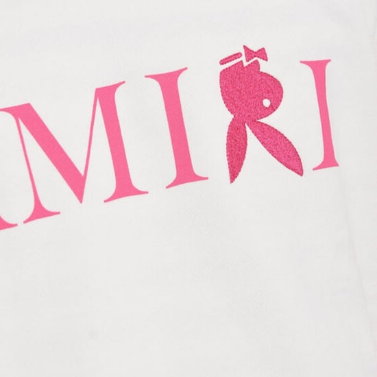 Amiri Reverse Bunny Logo White Sweatshirt