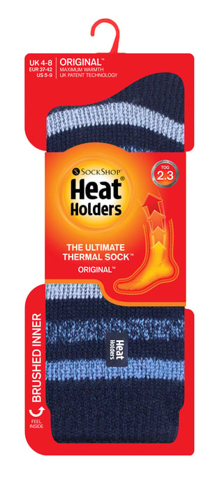 Heat Holders - Dames 2.3 tog thermo wintersokken - Rosebud -marine - Image 2