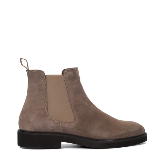 Dune Mens Crew - Suede Chunky Chelsea Boots