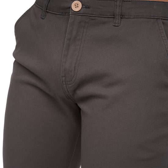 Crosshatch Heren Sinwood Chino Shorts (Houtskool) - Image 4