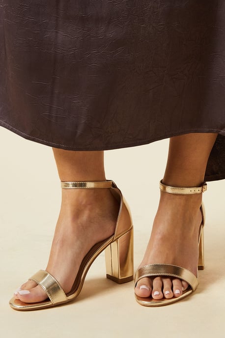 Wide Fit Spark Block Heel Sandals - Image 1