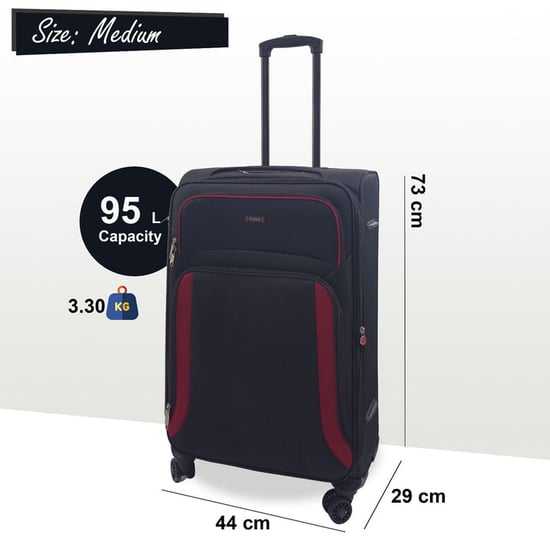 Soft 8 Wheel Luggage Light Travel Suitcases