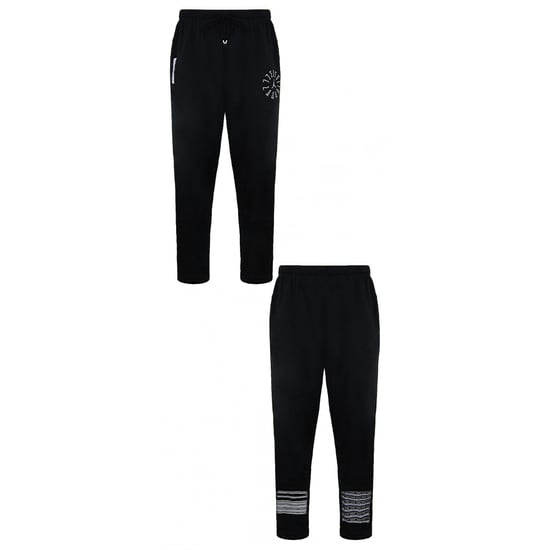 Nike Air Jordan Standard Fit Stretch Waist Black Logo Men Track Pants DD0390 010