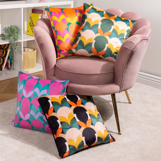 Heya Home Raeya Art Deco Velvet Cushion Cover