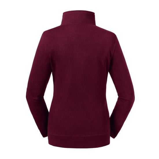 Russell Dames/dames Authentieke Sweat Jacket (Bourgondië) - Image 2