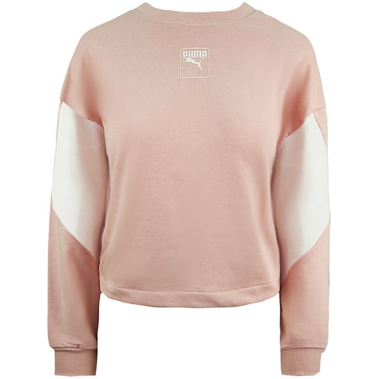 Puma Relaxed Fit Rebel Crew Neck Sweatshirt Pink Womens Jumper 583559 15