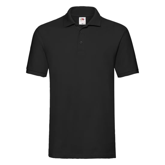 Fruit of the Loom Heren Premium Piqué Poloshirt (Zwart) - Image 1