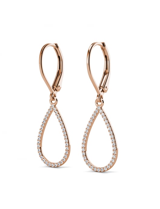 Laelia Dangling Hoop Earrings - Oostenrijks kristal - Image 3