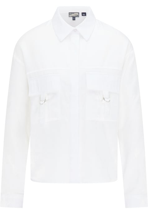 Dreimaster Blouse Dames wit - Image 4
