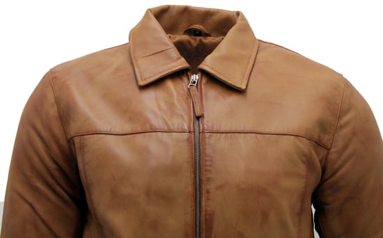Retro biker jacket from Nappa leather