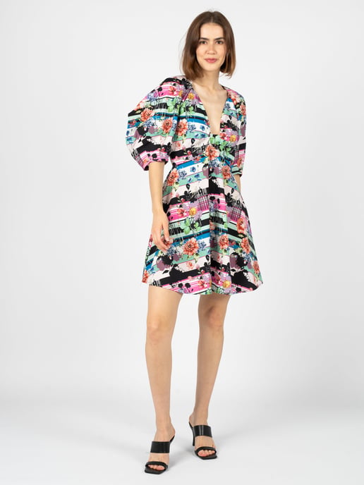 Silvian Heach Dress Woman's Multicolored