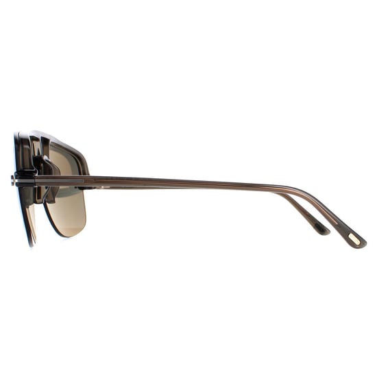 Tom Ford Aviator Mens Mastic Smoke Gradient Hugo 02 FT1003