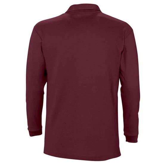 SOLS Volwassen uniseks Winter II poloshirt met lange mouwen (Bourgondië) - Image 2