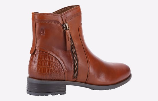 Hush Puppies Scarlett Leren Dames Laarzen In Het Bruin - Image 3