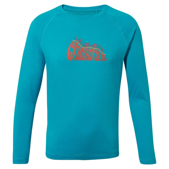 Bates LS T-Shirt Scuba Blue Bubble