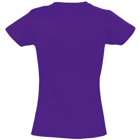 SOLS Womens/Ladies Imperial Short-Sleeved T-Shirt (Dark Purple)