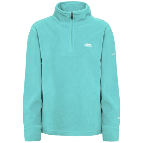 Trespass Childrens Girls Louviers Plain Fleece Top (Lagune) - Image 1