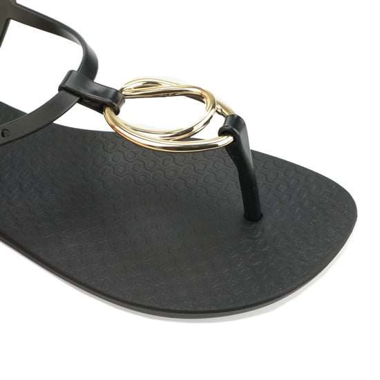 Women's Ipanema Charm Loop Sandals in Black