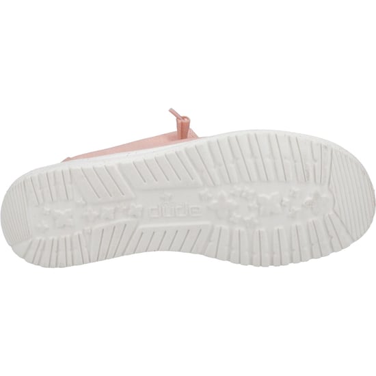 HEYDUDE Wendy Canvas 100% Katoenen Roze Instappers Voor Dames - Image 3