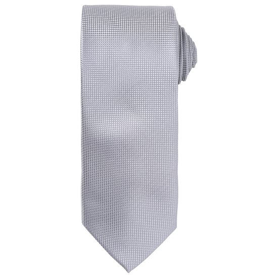 Premier Unisex Adult Micro Waffle Tie (Silver)