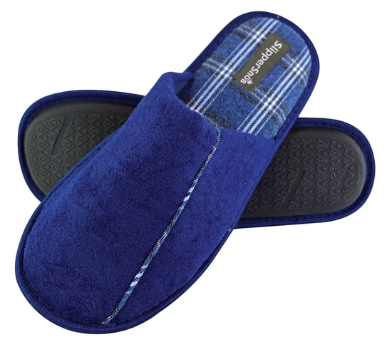 Slipper Snob - Heren Indoor Slip On Mule Slippers - Marine - Image 1