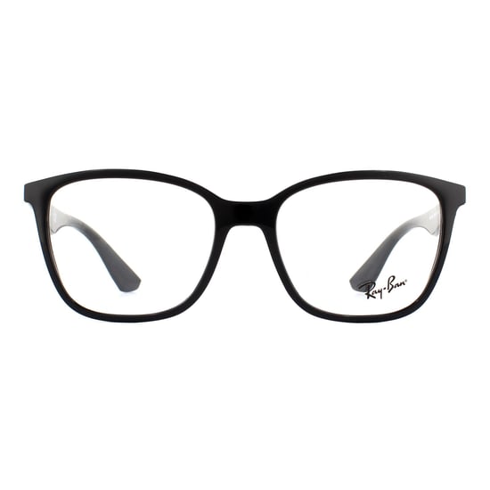 Ray-Ban Square Shiny Black Unisex Women Glasses Frames