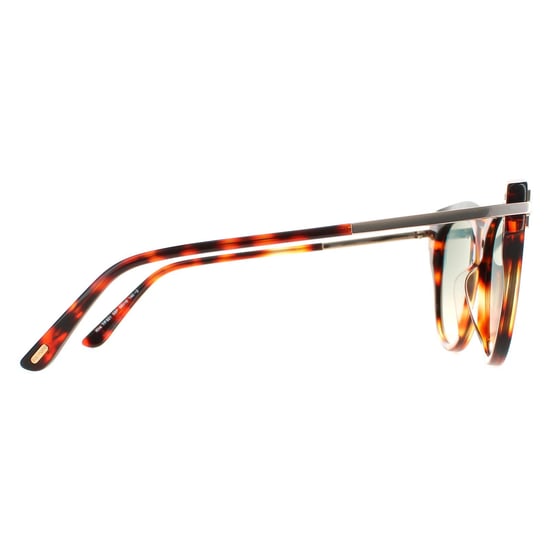 Tom Ford Cat Eye Womens Havana  Green Gradient Kira FT0821