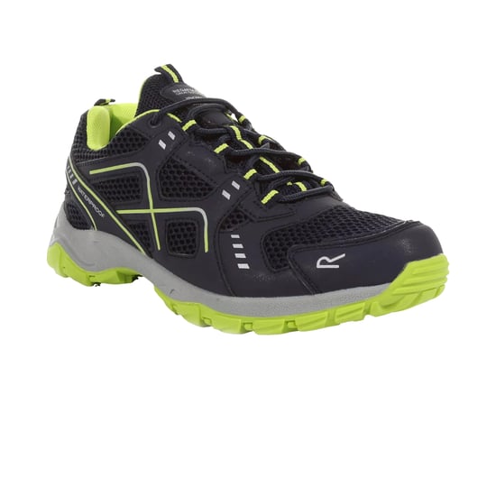 Regatta Heren Vendeavour Waterdichte Wandelschoenen (Navy/Lime Punch) - Image 3
