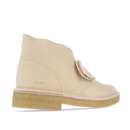 Men's Clarks Originals Desert Boot 221 Leather Boots in Natural - Image 3
