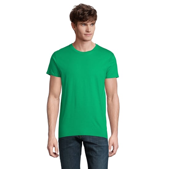 SOLS Heren Pioneer Biologisch Katoenen T-Shirt (Kelly Groen) - Image 1