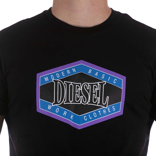 Diesel T-Shirt Diegor E14 Zwart - Image 4