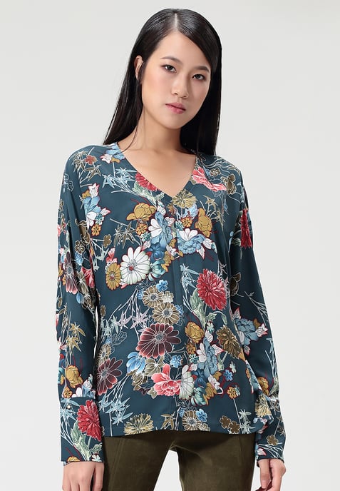 Bloemenprint blouse - Image 5