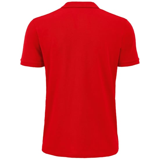 SOLS Heren Planet Pique Organisch Poloshirt (Rood) - Image 2