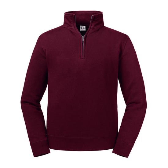 Russell Heren Authentieke Kwartier Ritssweatshirt (Bourgondië) - Image 1